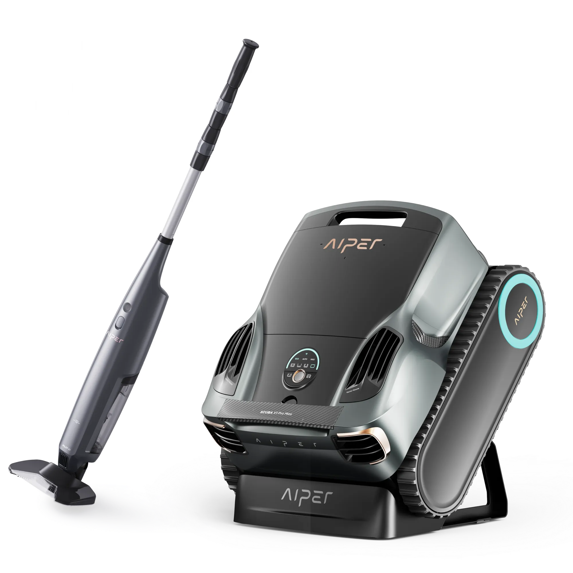 Package Discount: Aiper Scuba X1 Pro Max and Aiper PilotFlow X1