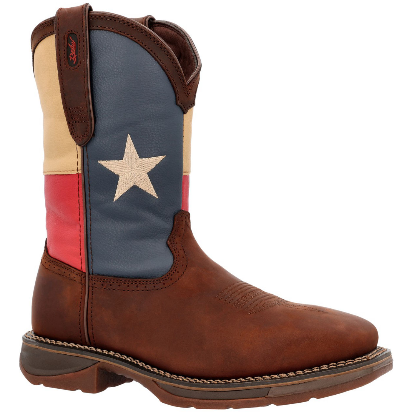 Durango® Workin' Rebel Texas Flag Steel Toe Work Boot