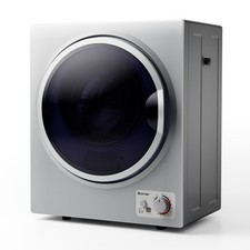 Electric Tumble Compact Laundry Dryer Wall Mounted 1.5 cu .ft. Stainless Steel