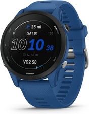 Garmin Forerunner 255 GPS Running Smartwatch, Long-Lasting Battery - Tidal Blue (New other (see details))