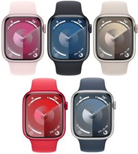 Apple Watch Series 9 41mm GPS + WiFi + Cellular Unlocked Aluminum Case - Good (Good - Refurbished)