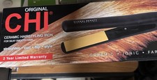 CHI 176041 1 inch Ceramic Hair Iron Straightener - Black