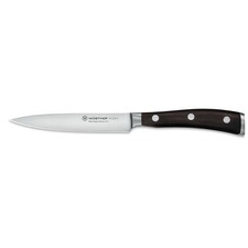 WUSTHOF IKON 4986/12 4.5" Utility Knife African Blackwood Solingen Germany