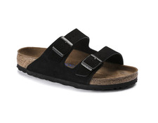Birkenstock Arizona Unisex Suede Sandals with Cork Footbed
