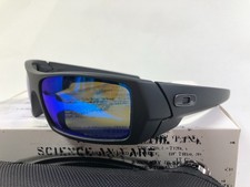 New Oakley Gascan Sunglass Matte Black l Prizm Sapphire Polarized OO9014-5060