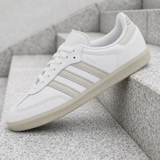 adidas Samba OG Footwear White Grey JI3206 Men's New