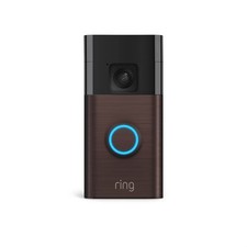 Ring Wireless Battery Doorbell Head-to-Toe HD Video - Satin Nickel (Open box)