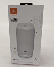 NIB JBL LINK 10 Waterproof Bluetooth Speaker Voice-Activated - Goggle Assistant (Open box)