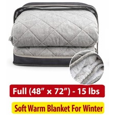 Soft Full Size Weighted Blanket Bedding Warm Blanket For room (48” x 72”) 15lbs