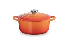Le Creuset Signature Cast Iron Dutch Oven 3-1/2 Quart Flame Orange *see Notes (New other (see details))