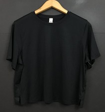 NEW Lululemon Women's Ultralight Waist-Length T-Shirt Black Short Sleeve Size 14 (New without tags)