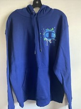 New Champion Sport Street Designer Mens Long Sleeve Hoodie Sweatshirt Size L