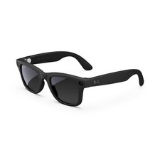 Ray-Ban Meta Wayfarer (Large) Glasses - Matte Black Frames Polarized Gray Lenses (Open box)