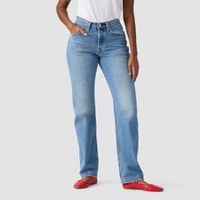 Levi Women 501 High-Rise Curvy Fit Straight Leg Jeans (New without tags)