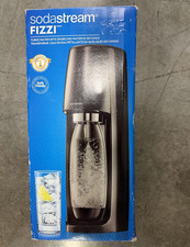 SodaStream Fizzi Manual Soda Maker Turns Water to Sparkling Water, Black