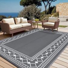 8x10 ft Patio Rug Plastic StrawWaterproof Reversible Carpet Outdoor RV Camping (New without tags)