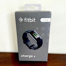 Fitbit Charge 6 Fitness Tracker - Obsidian / Black - GA05183-NA - Brand New