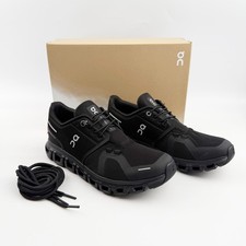 ON Cloud 6 Women's Black All-Weather Comfort Running Sneakers Custom Shoelaces