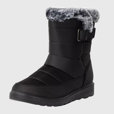 Alpine Swiss Lexie Women Snow Boots | Waterproof Faux Fur Lined | (New without box)