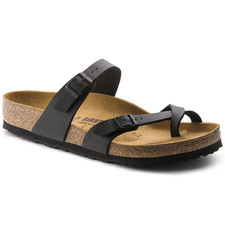 Birkenstock Mayari Black Birko-Flor Women's Sandals – Regular Fit Sizes 37–41
