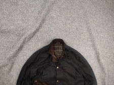 Vintage England Heritage The British Millerain Wax Jacket Coat Black Barbour Sty