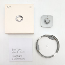Oura Ring 4 Smart Ring Activity Tracker Size 6 in Silver (JZ90-54217-06) (New other (see details))