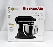 KitchenAid KSM150PSBM 5-Quart Artisan Tilt-Head Stand Mixer - Black Matte - New! (Open box)