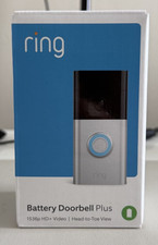 Ring Battery Doorbell Plus 1536p HD Video Head-to-Toe View NEW SEALED BOX