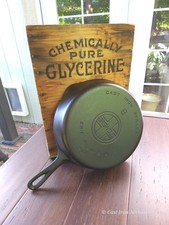 DEFECTIVE Griswold 8 Cast Iron Skillet With Large Block Logo Restored G3D