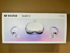 Oculus Quest 2 Meta Standalone VR Headset 64GB with Controllers + accessories (Open box)