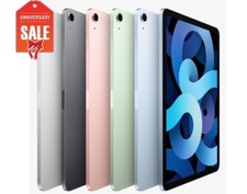 Apple iPad Air 4th - 64GB 256GB, WiFi, Cellular Unlocked, Gray Silver Green Blue (Good - Refurbished)