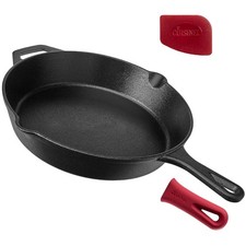 All-Purpose 12-Inch Cast Iron Skillet with Assist Handle