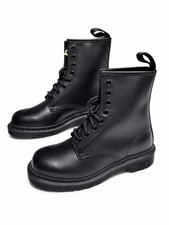 NIB Doc Dr. Martens 1460 Mono Original 8 Eye Leather Boots Black Smooth M5/W6