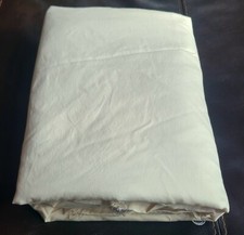 Brooklinen Luxe Sateen Duvet Cover Queen/Full 100% Cream Cotton Retail $179 #319