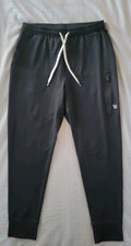 Vuori Sunday Performance Jogger V416 Men Medium Black Knit Athletic Pants Pocket