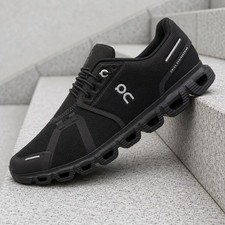 On Cloud 6 Triple Black Mens Running 3MF10071043 Athletic Casual Shoes New