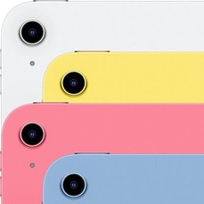 Apple iPad 10 (2022) Blue Silver Pink Yellow 64GB 256GB WiFi or Cellular - Good (Good - Refurbished)