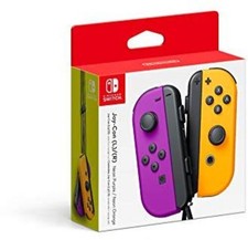 Nintendo Switch Joy-Con Controller Set (Neon Purple & Neon Orange) (Open box)