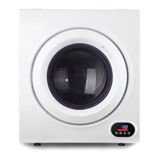 Simzlife Compact Electric Dryer, 2.6 Cu. Ft, 4 Drying Modes, Stainless Steel