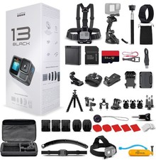 GoPro HERO13 Waterproof Action Camera 64GB Card 50 Piece Kit