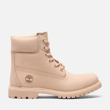 Timberland Women Timberland Premium 6-Inch Waterproof Boot Light Beige Nubuck (New without box)