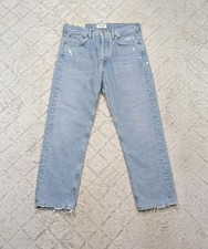 Agolde Jeans Womens 26 Blue Parker Vintage Straight Light Wash Swapmeet NEW
