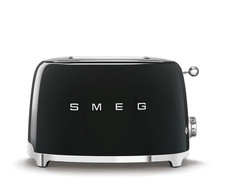 SMEG 2-slice Retro Style Toaster, Black, NEW