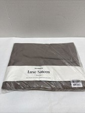 Brooklinen luxe sateen Duvet Cover Full/Queen Oak