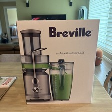 Breville Juice Fountain Cold Centrifugal Juicer - Silver (BJE430SIL)