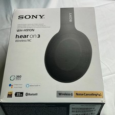 Sony WH-H910N On Ear Wireless Headphones - Black, Open Box