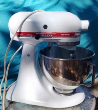 KitchenAid Ultra Power KSM90WH 300W 4.5Qt Tilt-Head Stand Mixer - White