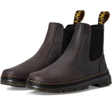 Dr. Martens Embury Gunmetal Leather Chelsea Boots Mens 10 Wyoming 26964020 New