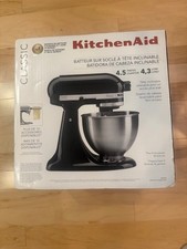 KitchenAid Classic Series 4.5-Quart Tilt-Head Stand Mixer, Onyx Black, K45SSOB