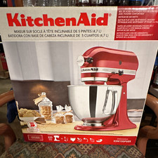 KitchenAid KSM150PSER 5-Qt Tilt-Head Stand Mixer Empire Red 325W 10-Speed